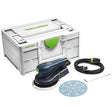 Festool sander with accessories on a white background