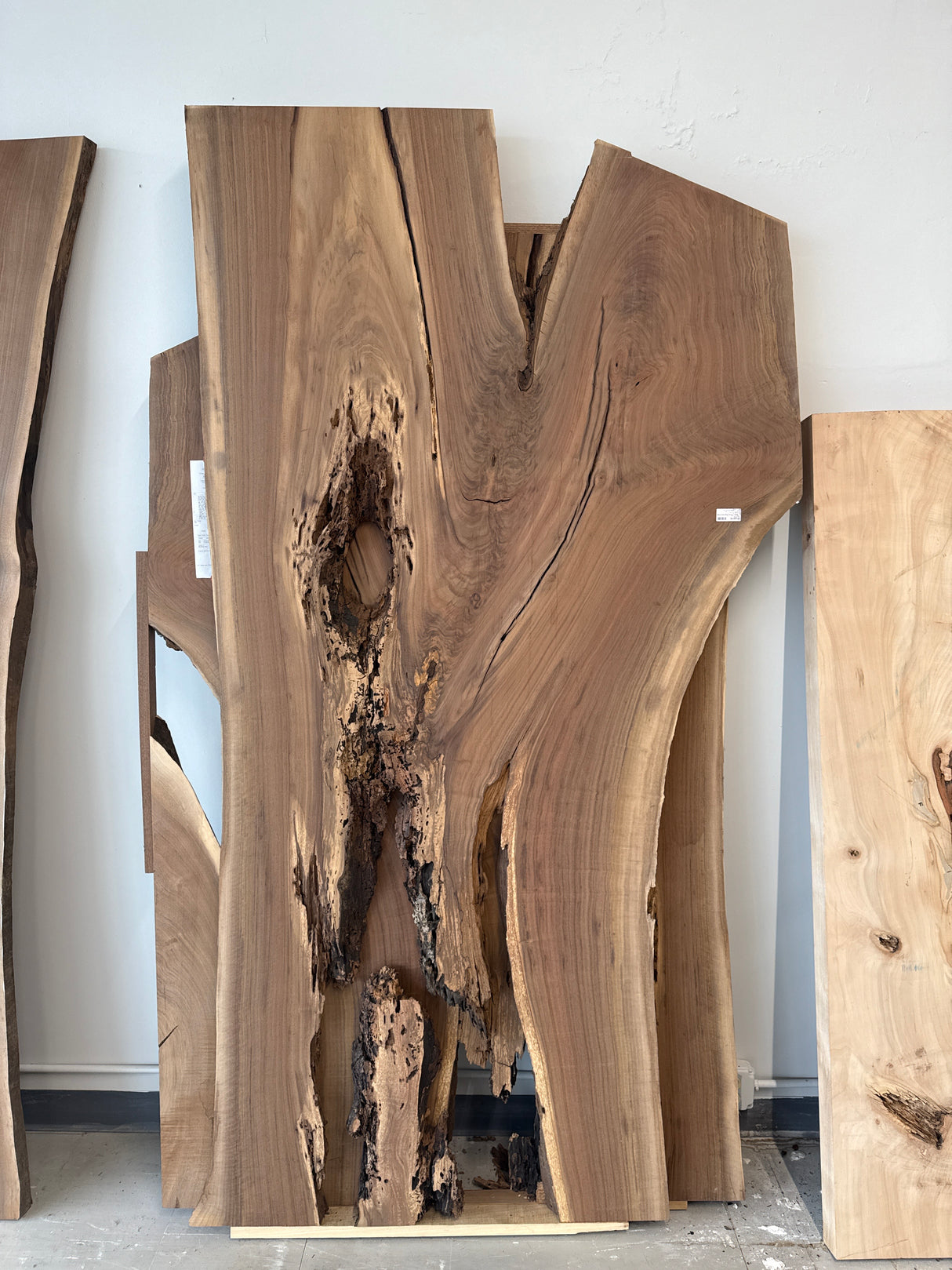 Black Walnut River Table Set Up