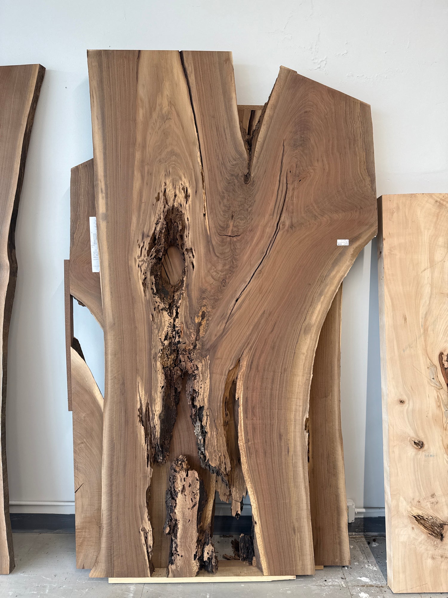 Black Walnut River Table Set Up