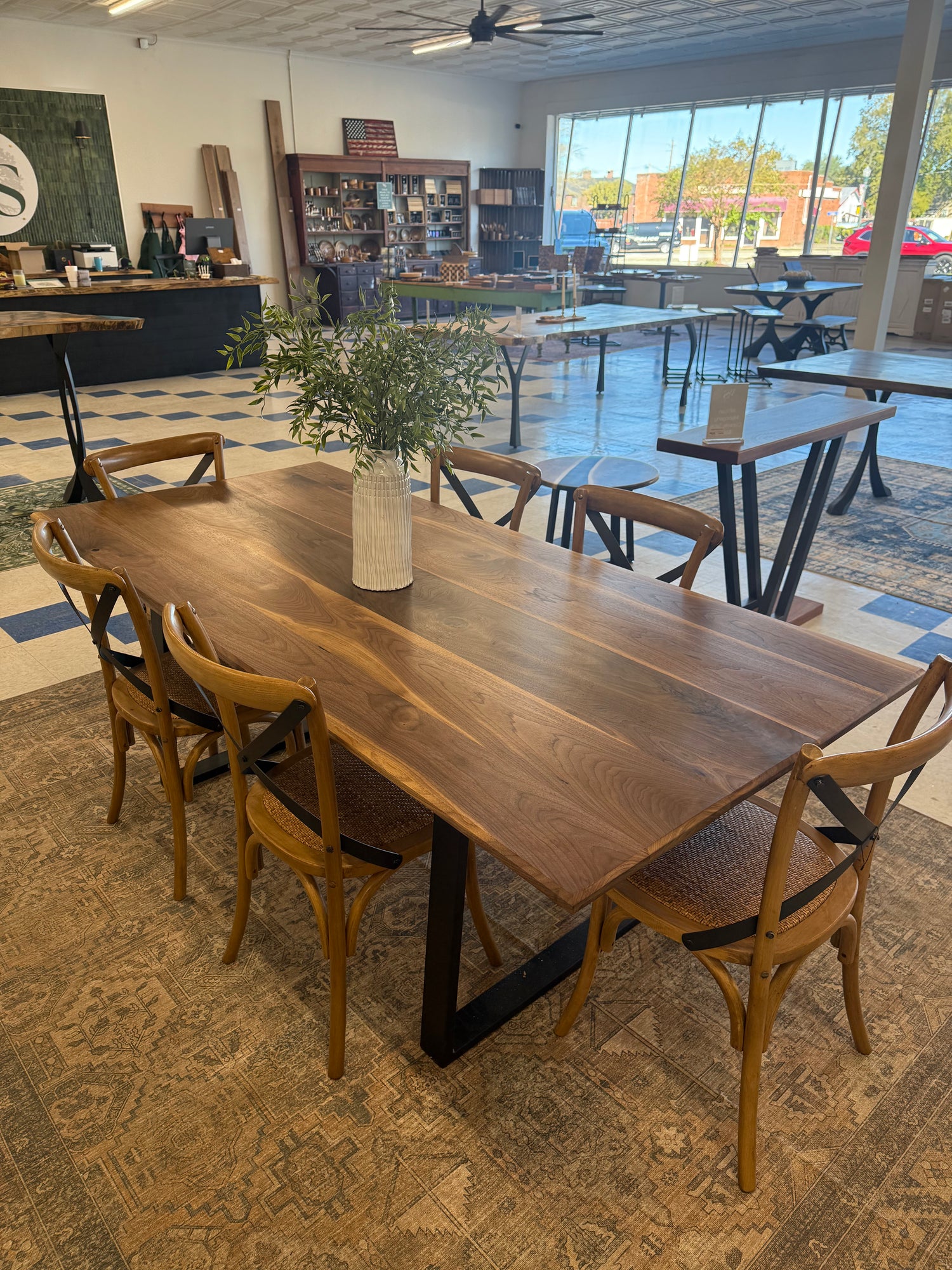 Broad Street Dining Table - Black Walnut