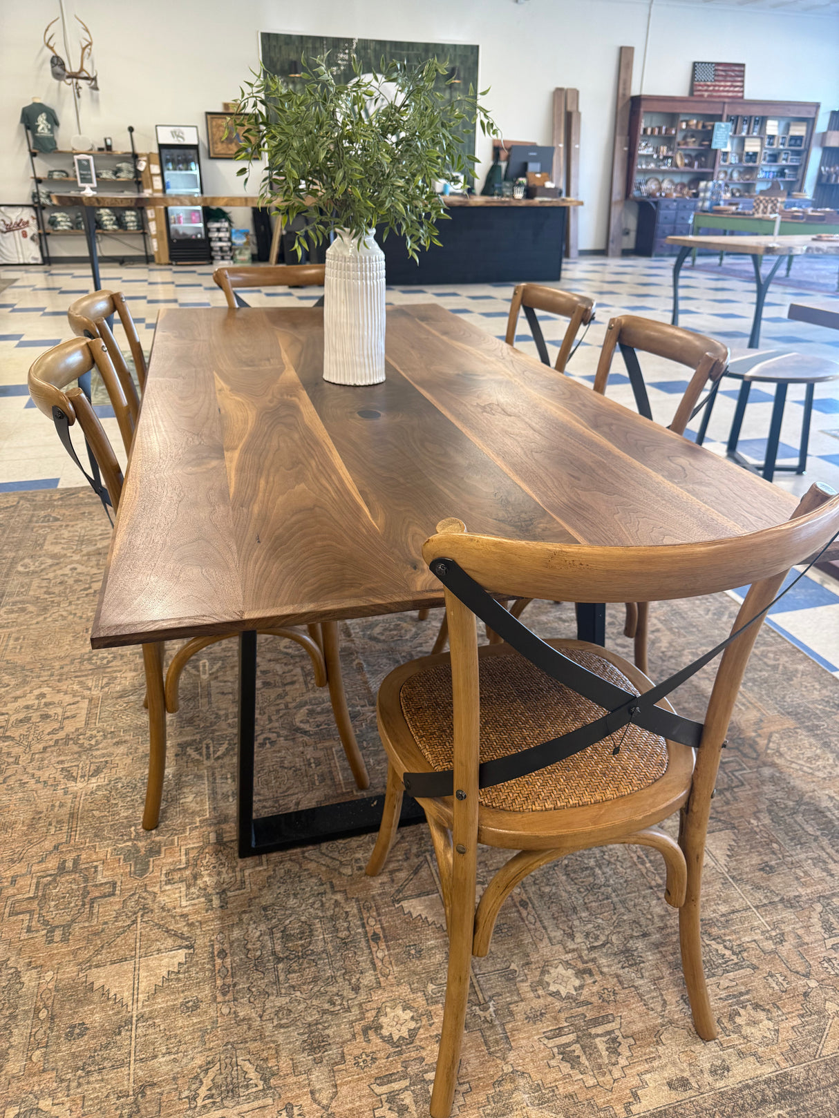 Broad Street Dining Table - Black Walnut