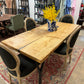 Burl Maple Dimensional Single Slab Dining Table