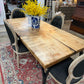 Burl Maple Dimensional Single Slab Dining Table