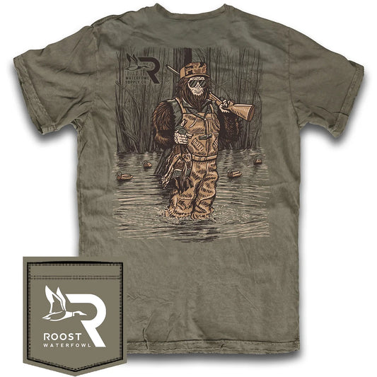 Roost Sasquatch Duck Hunter T-Shirt