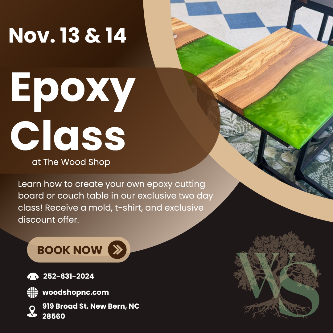 November Cutting Board Epoxy Class
